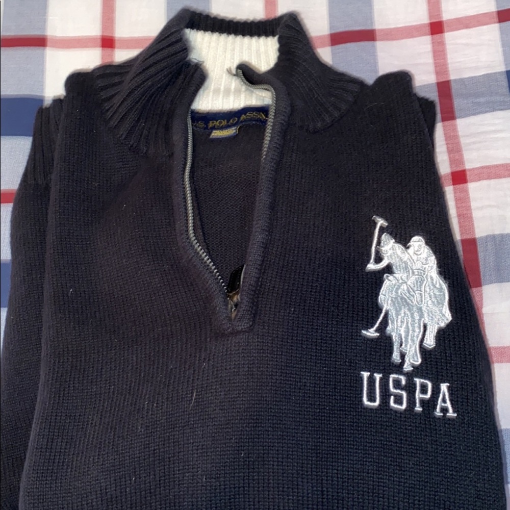 US Polo Association quarter zip